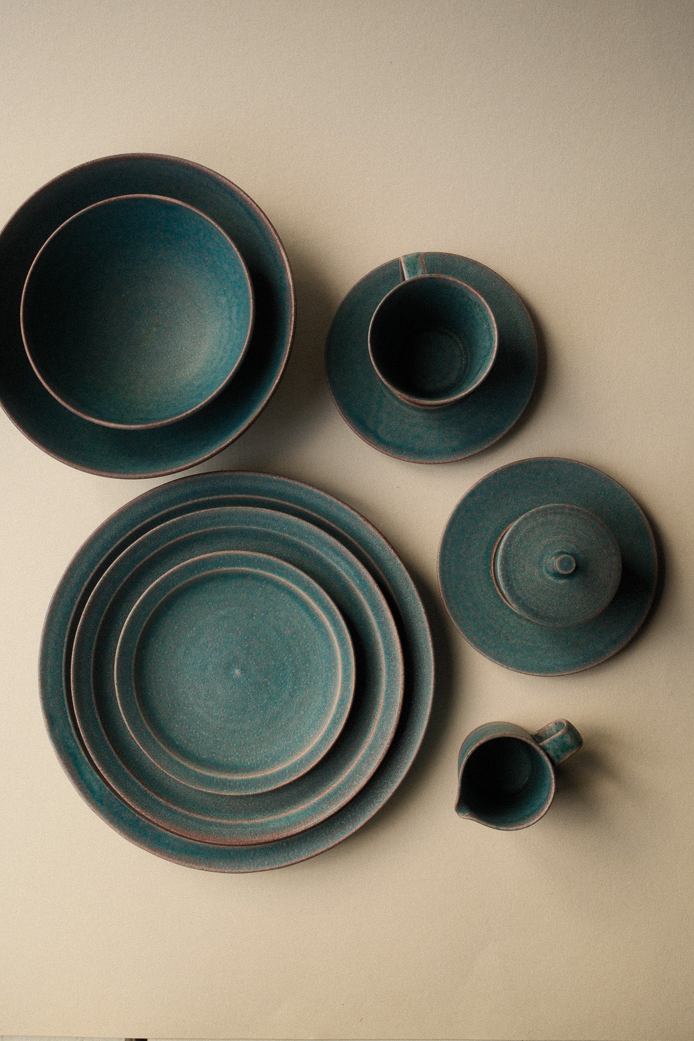 Quince x TOKINOHA Dinnerware Set in Blue