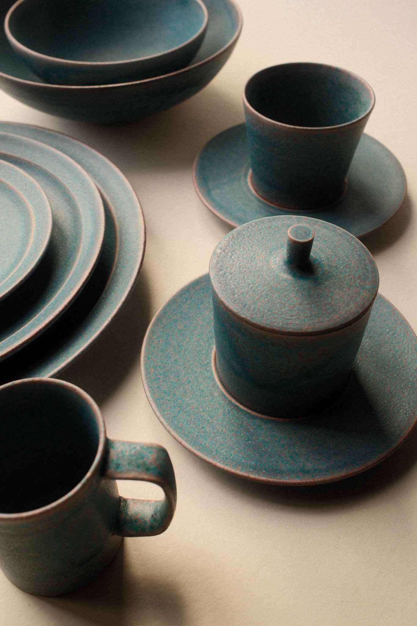 Quince x TOKINOHA Dinnerware Set in Blue